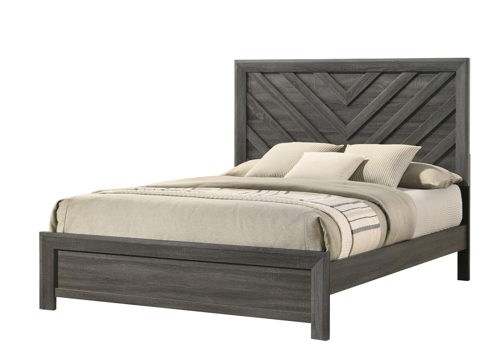 Valor Gray Panel Queen Bed