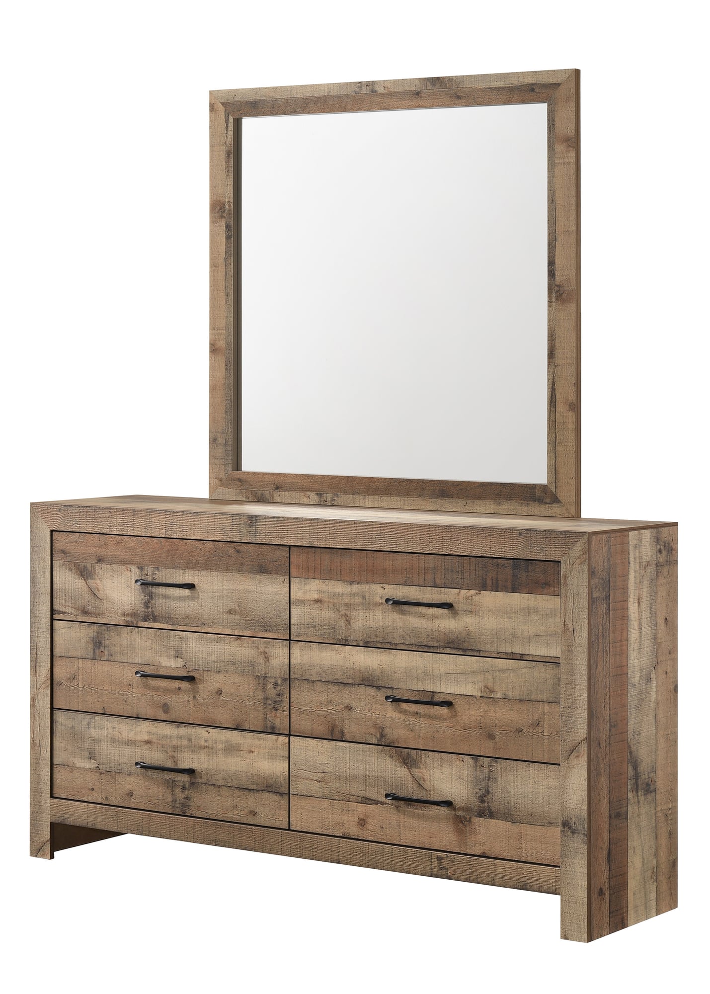 Elmer Natural Dresser and Mirror from Ella Furniture