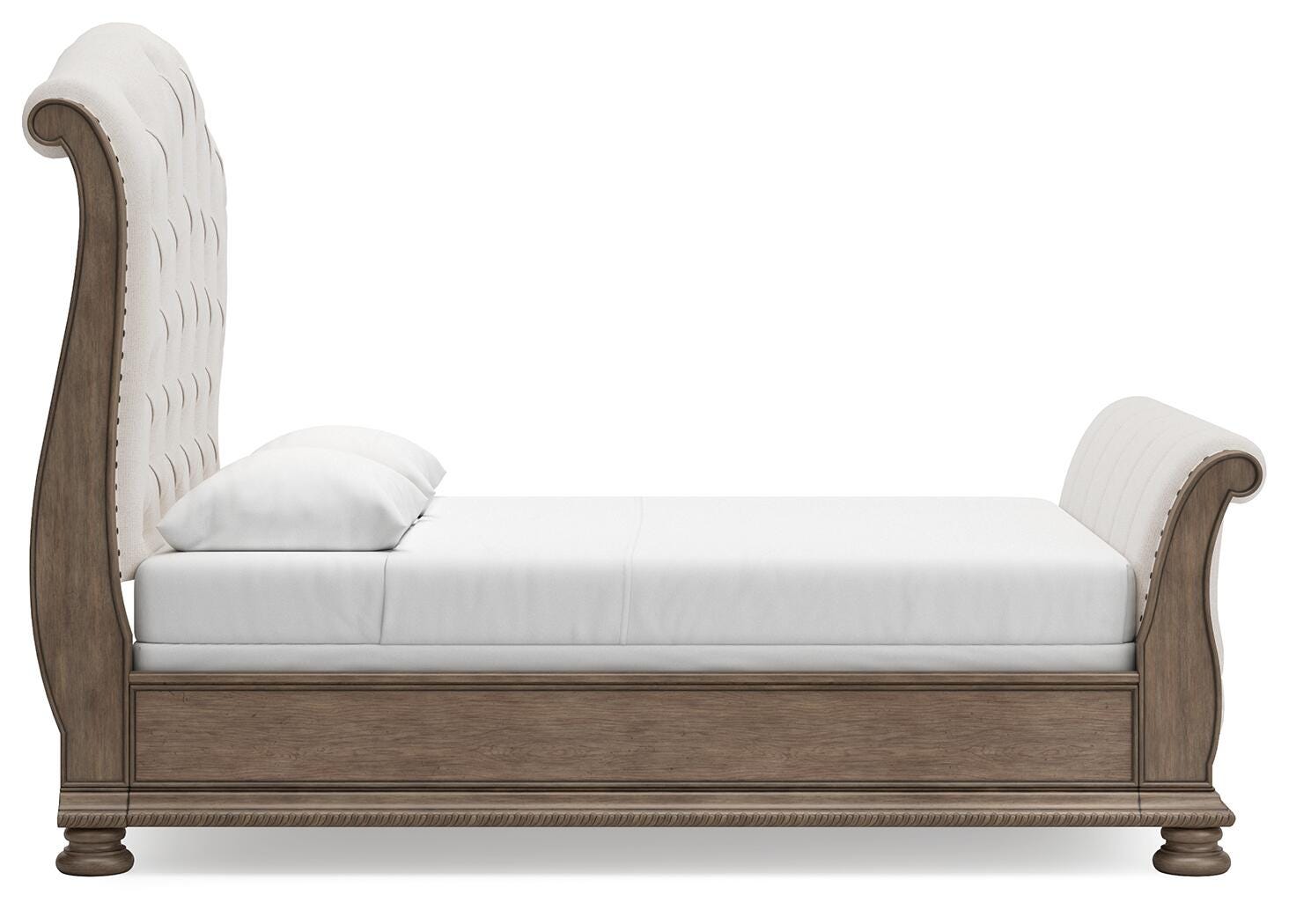 Ardenfield Light Brown Upholstered Sleigh Bedroom Set view 5