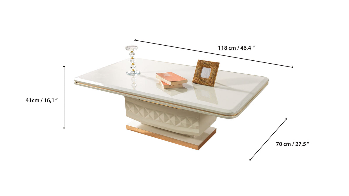 Belly Ivory Coffee Table