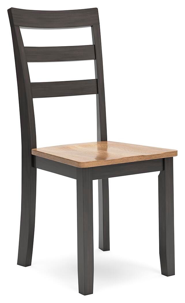Gesthaven Natural/Brown Dining Set angled view