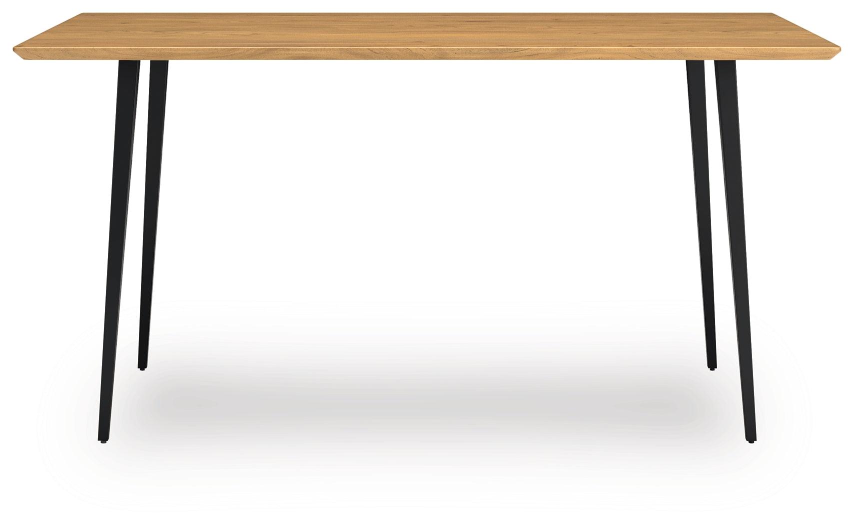 Gretlynn Black/Natural Dining Table