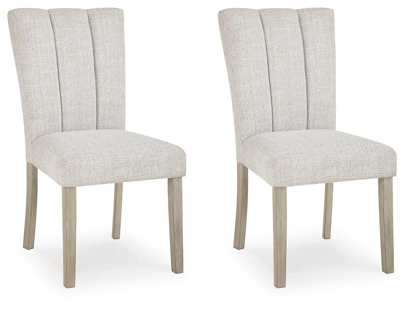 Larawyn Bisque Dining Chair angled view
