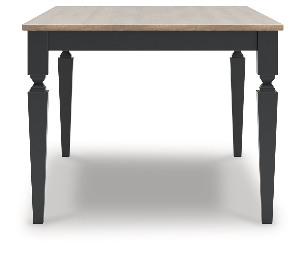 Brenkerton Grayish Brown/Black Dining Table