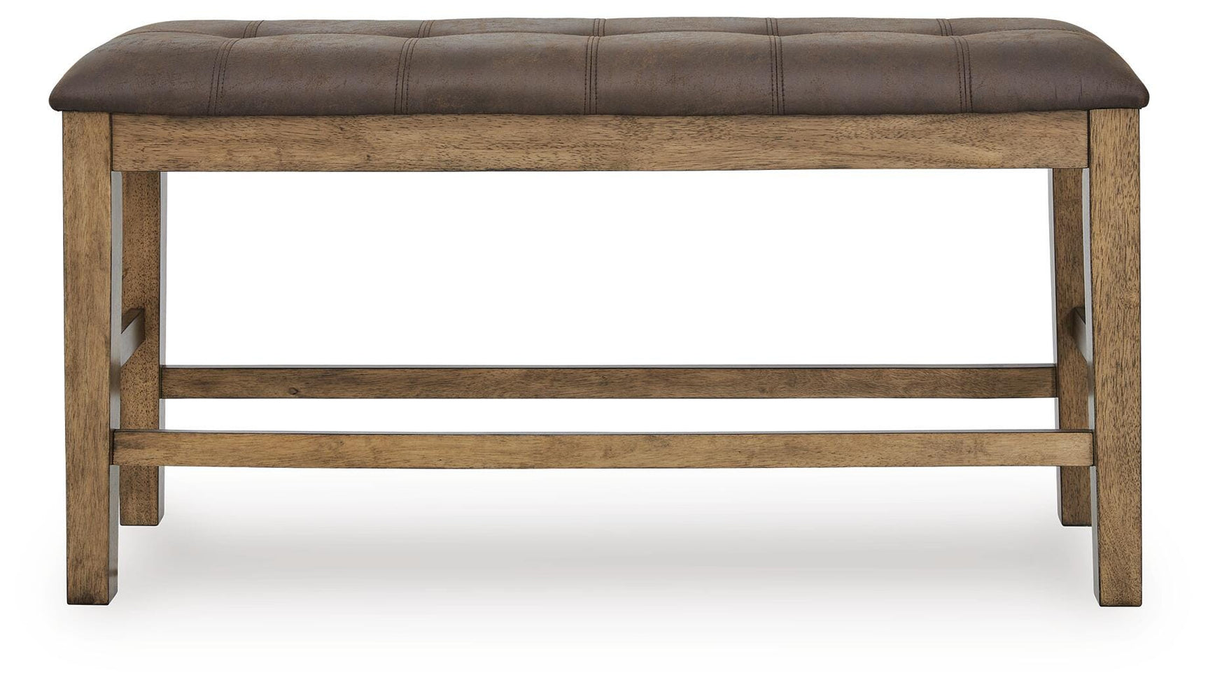 Urbinforte Light Brown Counter Height Dining Bench