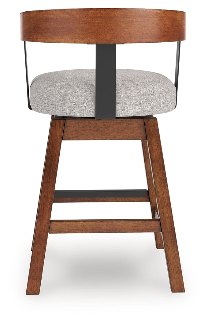 Ralene Medium Brown Counter Height Barstool