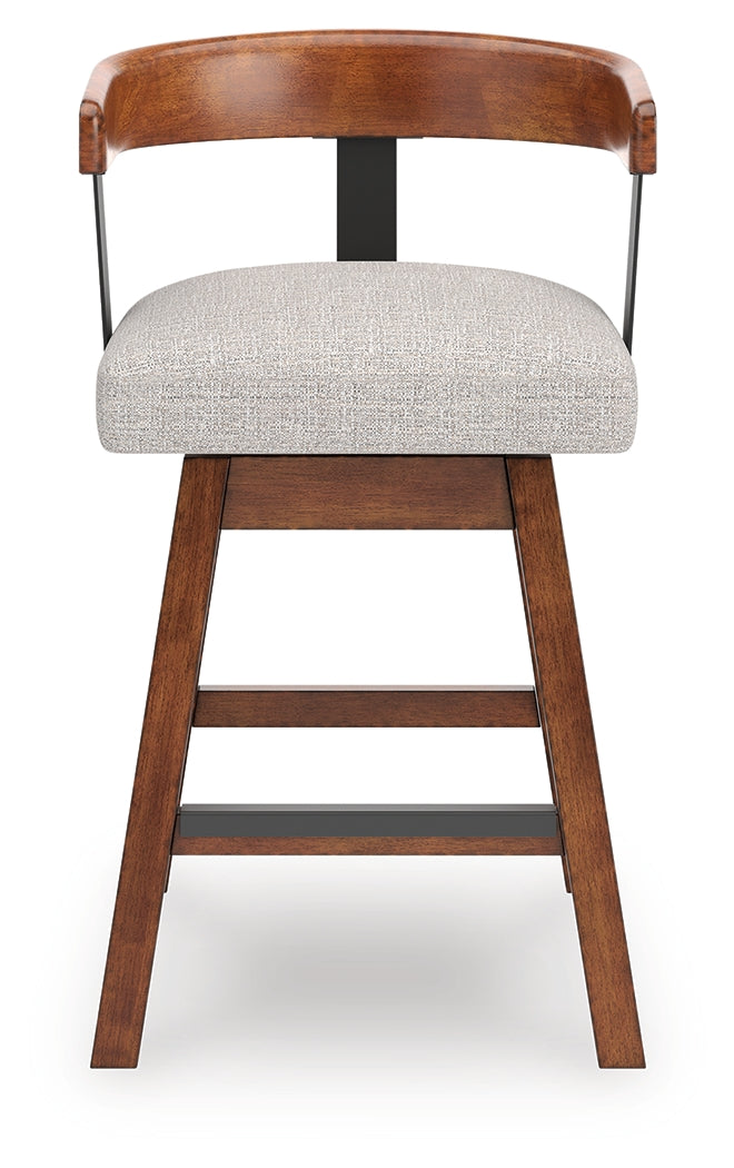 Ralene Medium Brown Counter Height Barstool