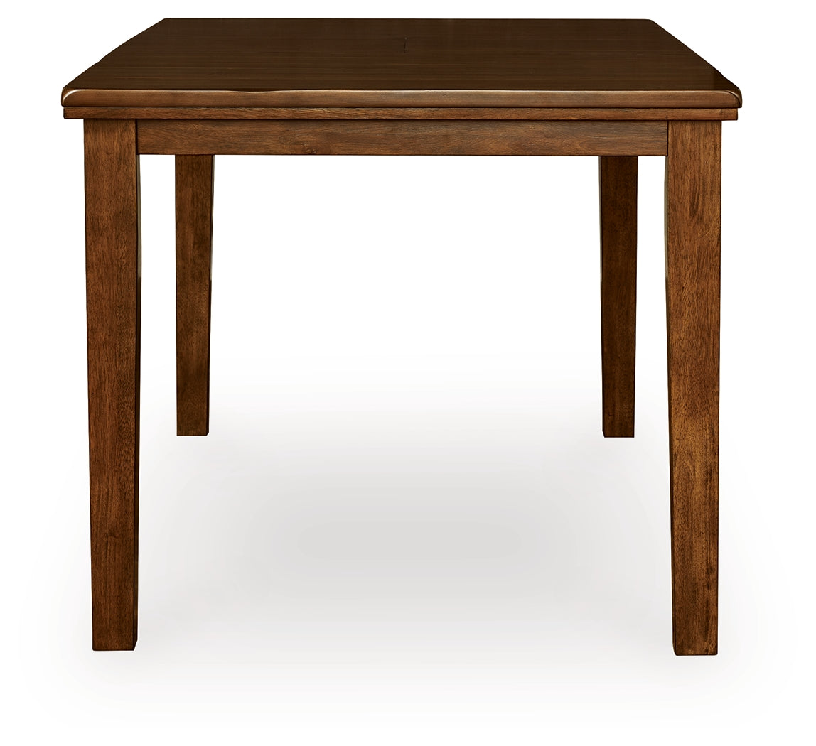 Ralene Medium Brown Counter Height Dining Extension Table