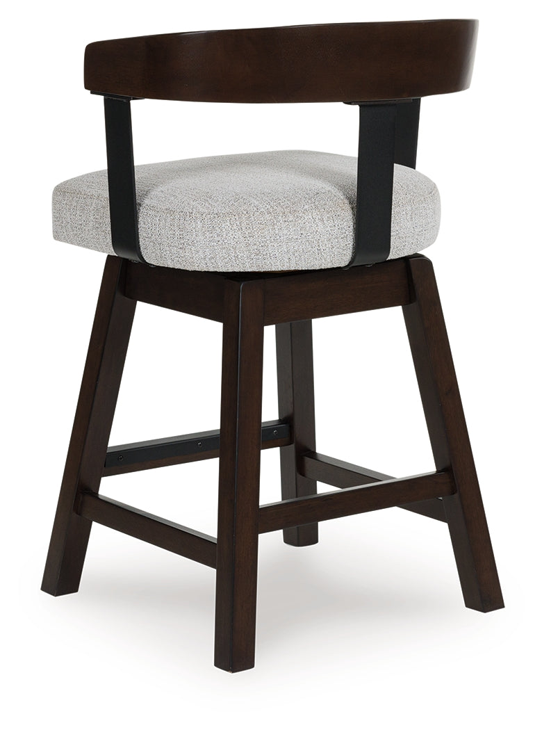 Haddigan Dark Brown Counter Height Barstool