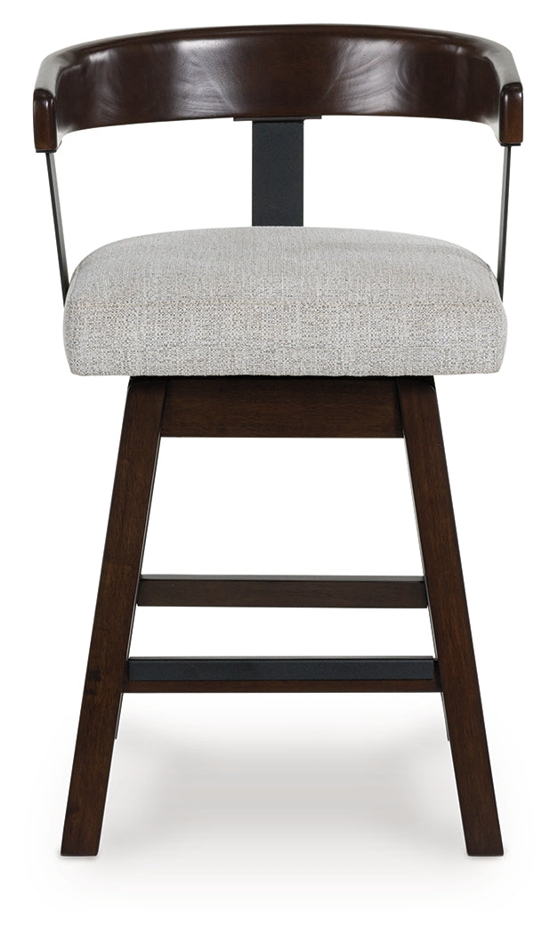 Haddigan Dark Brown Counter Height Barstool
