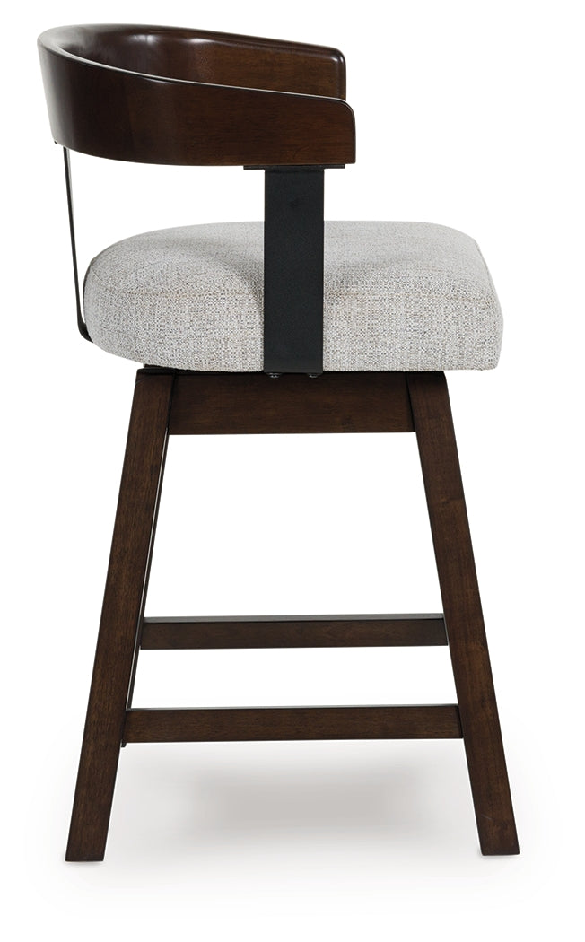 Haddigan Dark Brown Counter Height Barstool