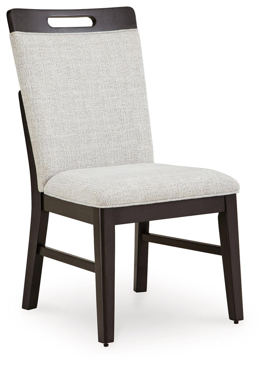 Neymorton Light Gray/Brown Dining Chair