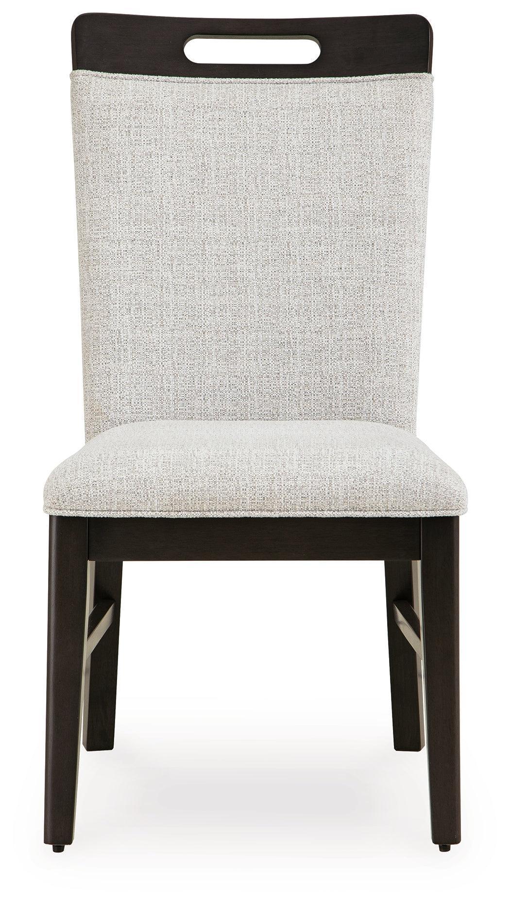 Neymorton Light Gray/Brown Dining Chair