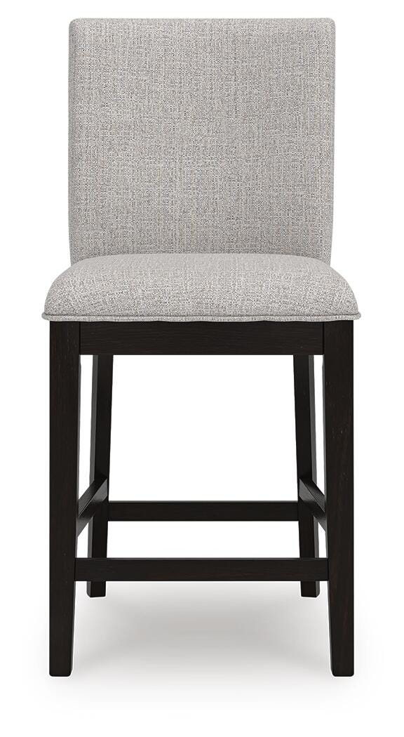 Neymorton Dark Grayish Brown Counter Height Barstool view 6