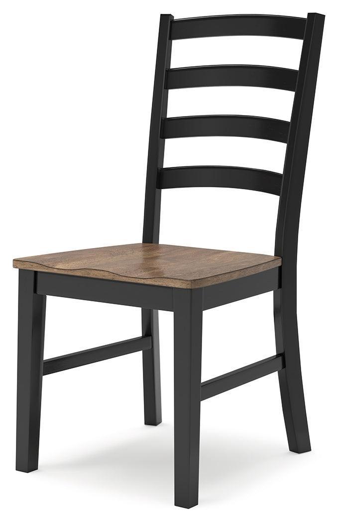 Wildenauer Brown Black Dining Chair