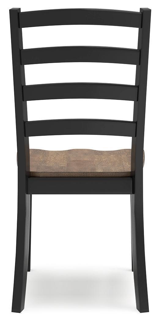 Wildenauer Brown Black Dining Chair