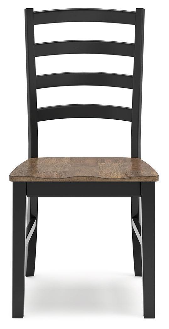 Wildenauer Brown Black Dining Chair