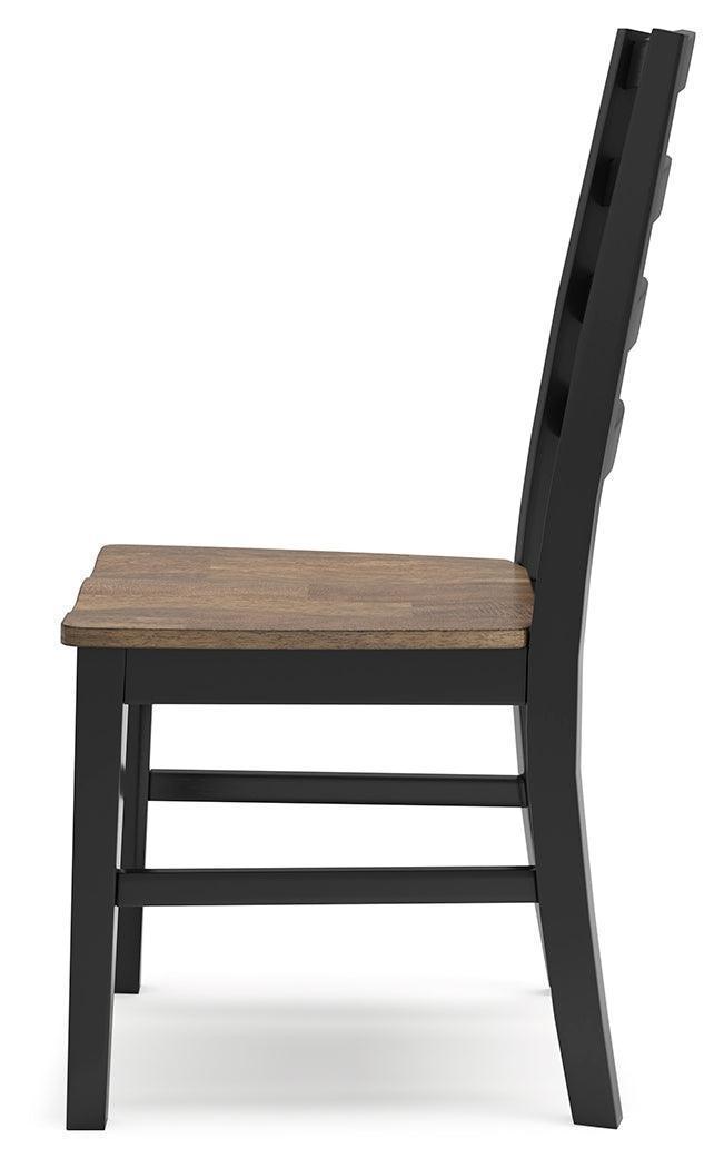 Wildenauer Brown Black Dining Chair