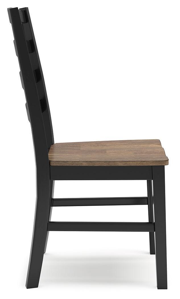 Wildenauer Brown Black Dining Chair