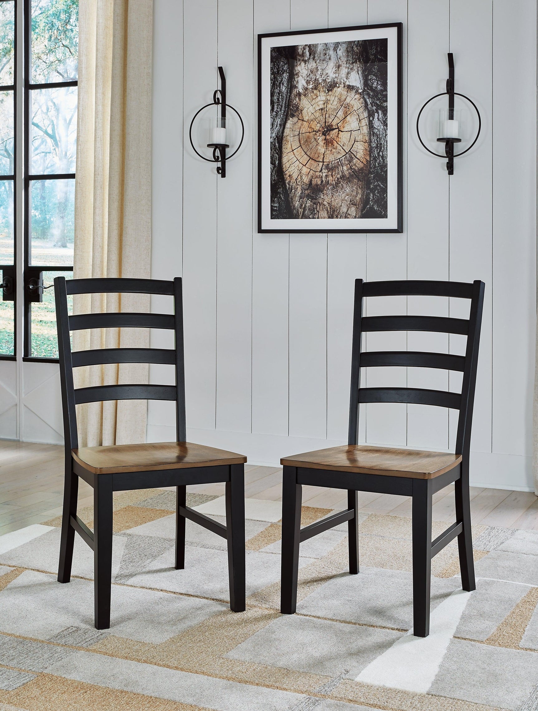 Wildenauer Brown Black Dining Chair