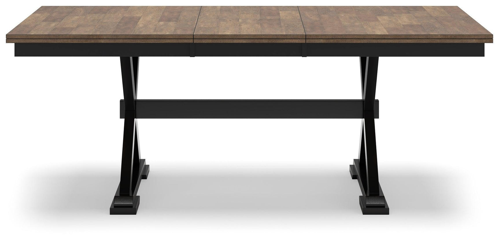 Wildenauer Brown Black Dining Extension Table