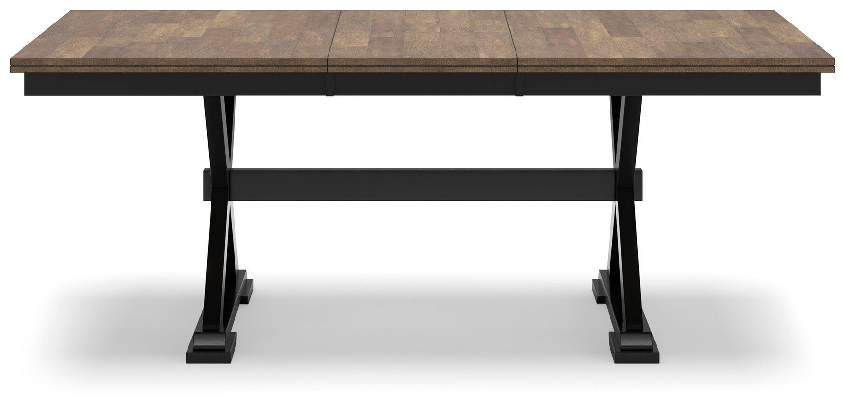 Wildenauer Brown Black Dining Extension Table