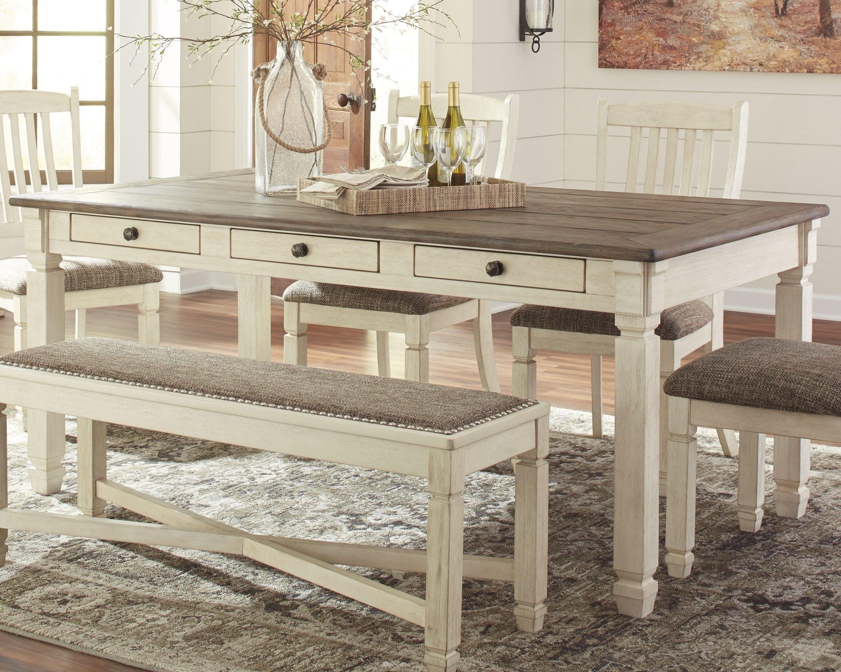 Bolanburg Two-tone Dining Table - Ella Furniture