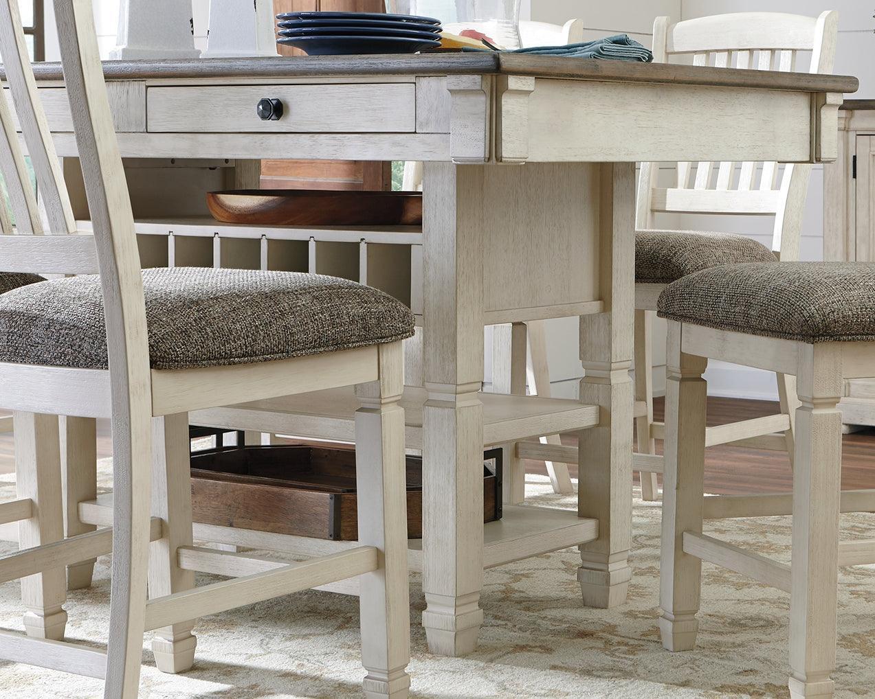 Bolanburg Two-tone Counter Height Dining Table - Ella Furniture