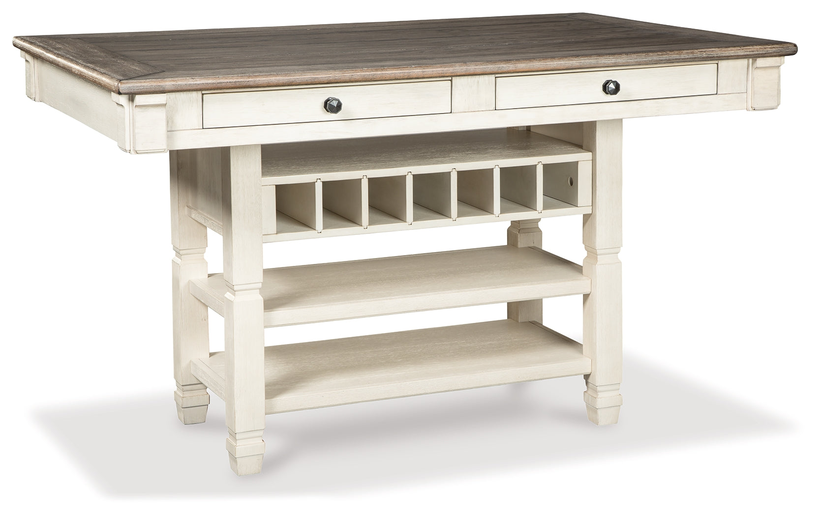 Bolanburg Two-tone Counter Height Dining Table and 4 Barstools