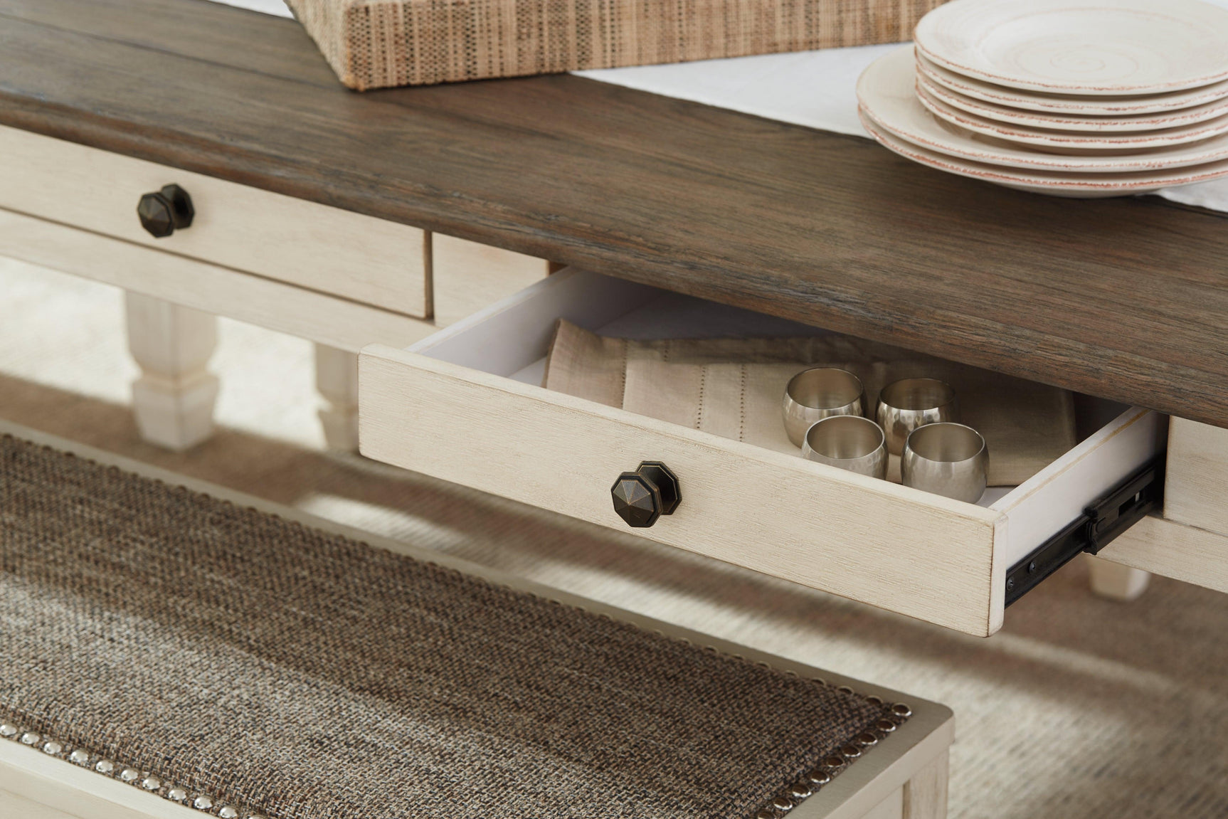 Bolanburg Two-tone Dining Table - Ella Furniture