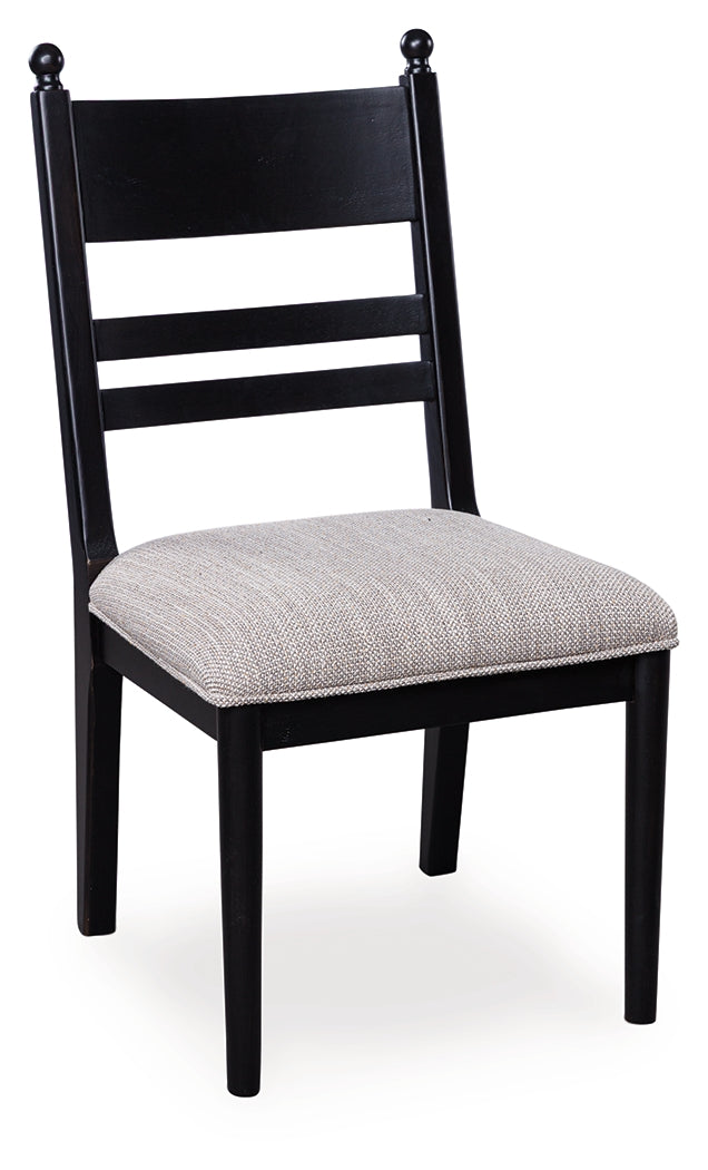 Greddinton Black Dining Chair