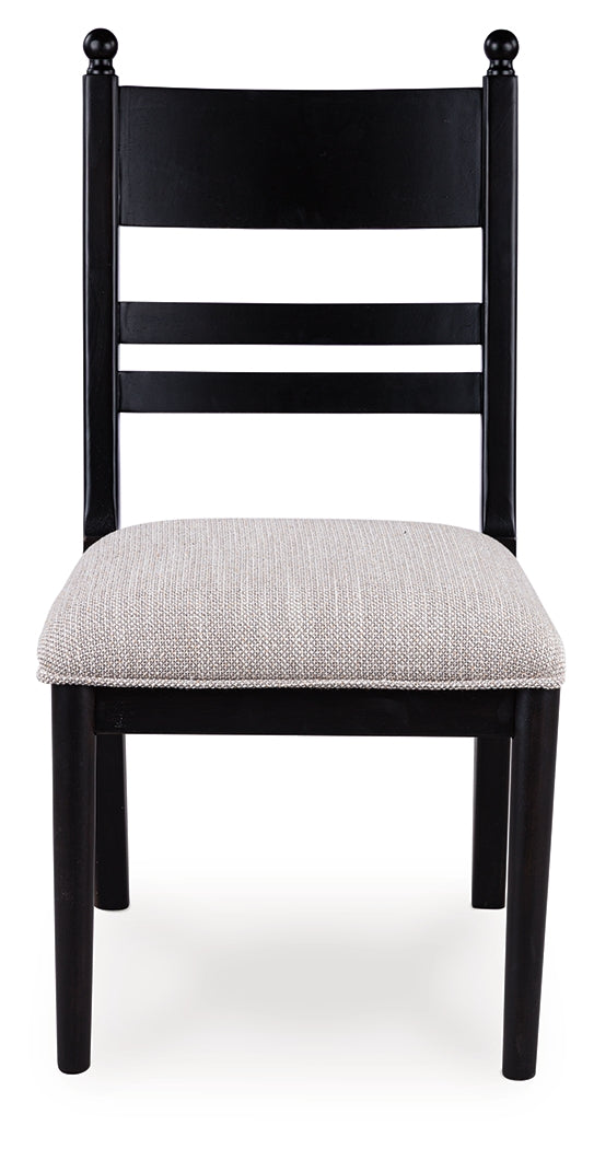Greddinton Black Dining Chair