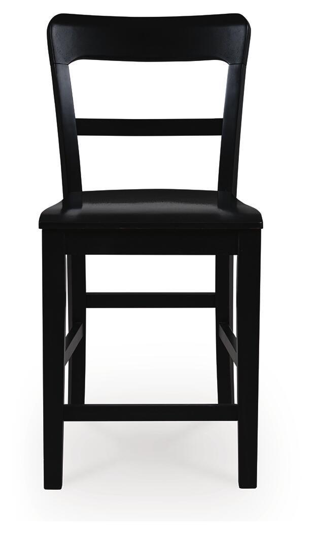 Greddinton Black Counter Height Barstool
