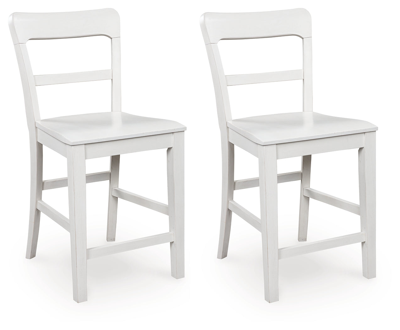 Greddinton White Counter Height Barstool