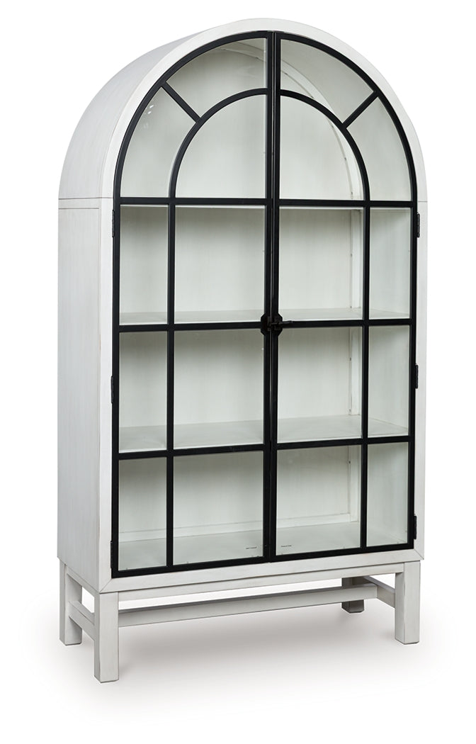 Greddinton White Display Cabinet