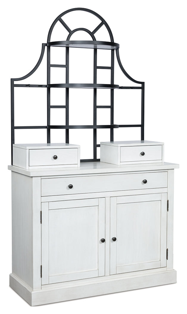 Greddinton White Baker's Rack