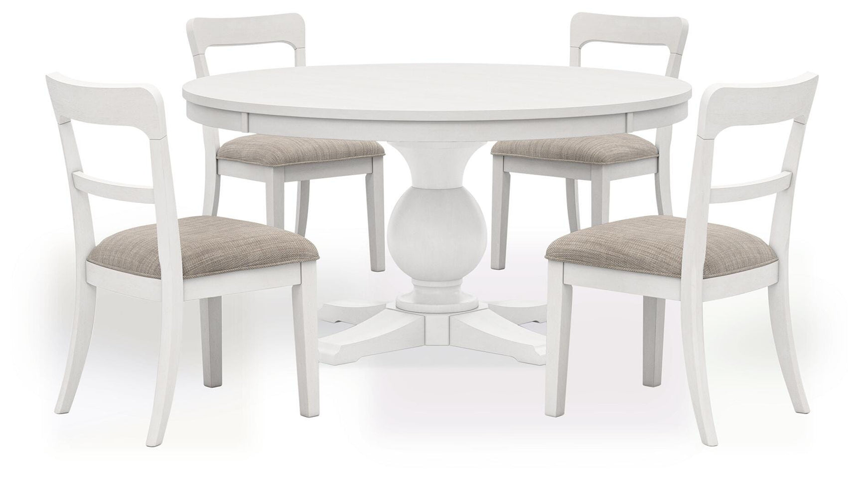 Greddinton White Dining Set view 3