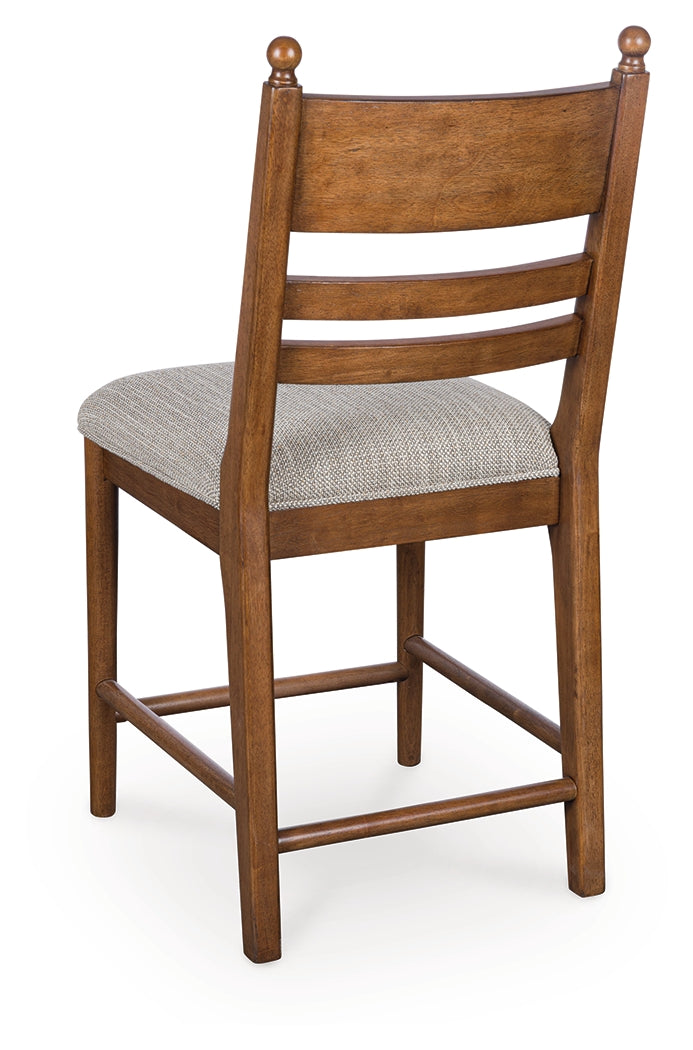 Greddinton Brown Counter Height Barstool