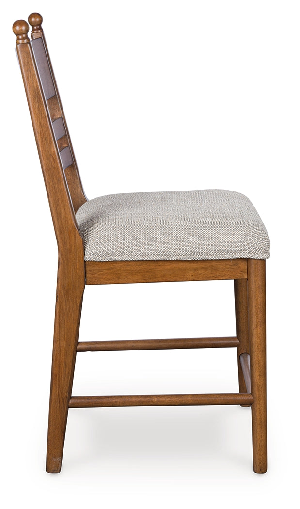 Greddinton Brown Counter Height Barstool