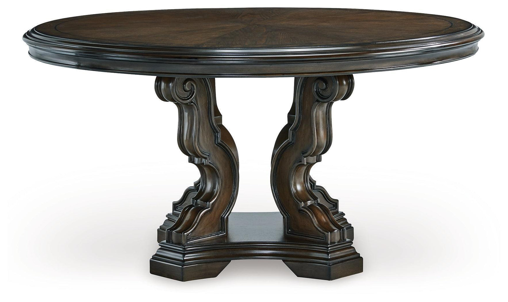 Maylee Dark Brown Dining Table