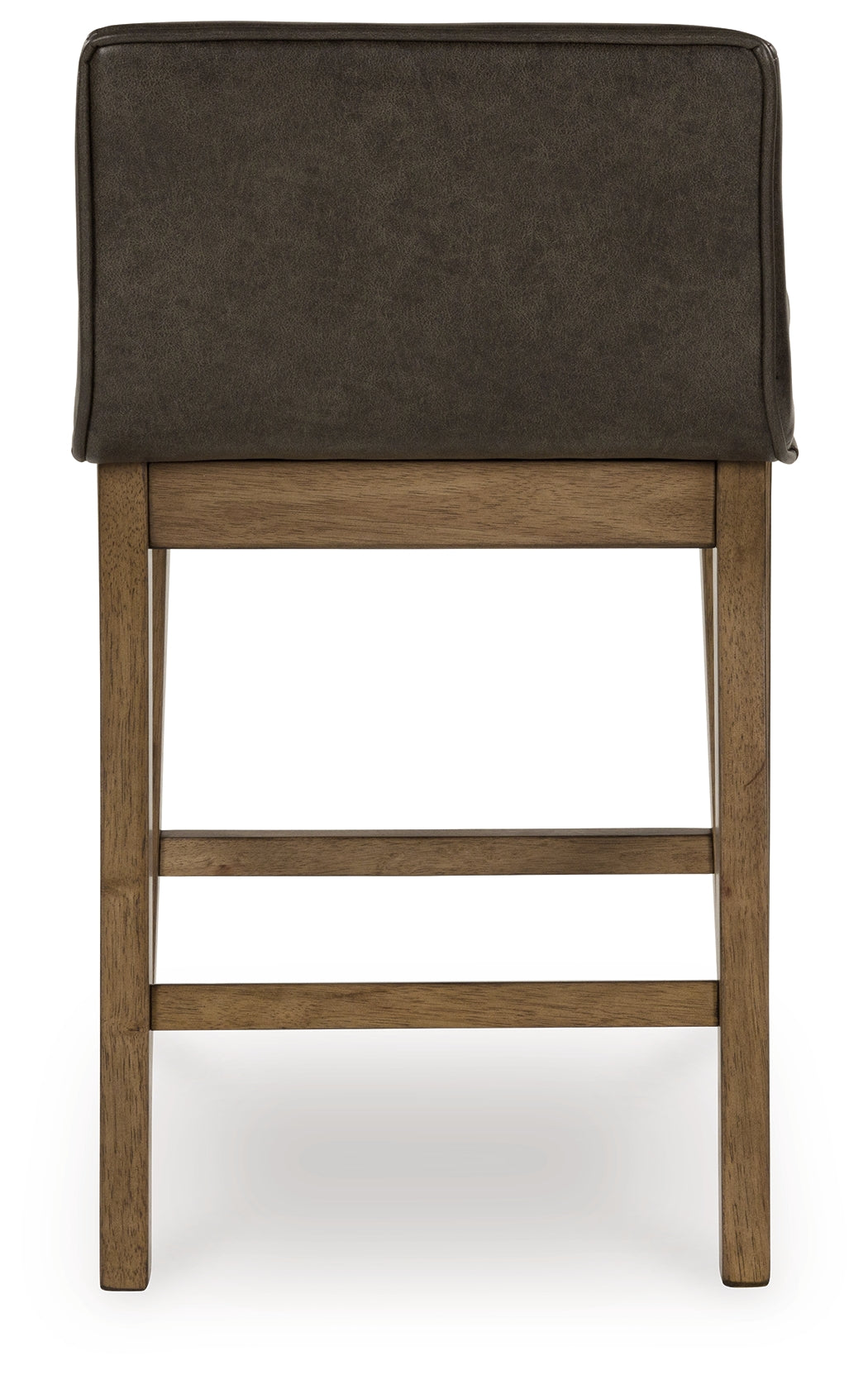Cabalynn Light Brown Counter Height Dining Table and 6 Barstools with Storage