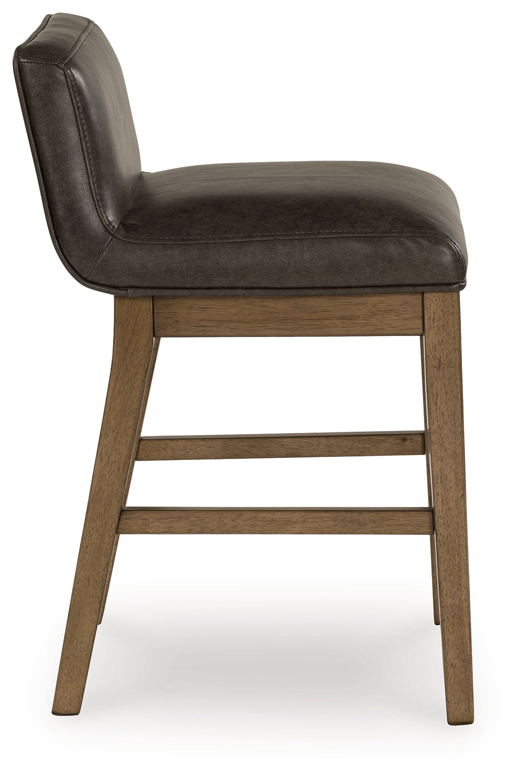 Cabalynn Light Brown Counter Height Dining Table and 4 Barstools with Storage