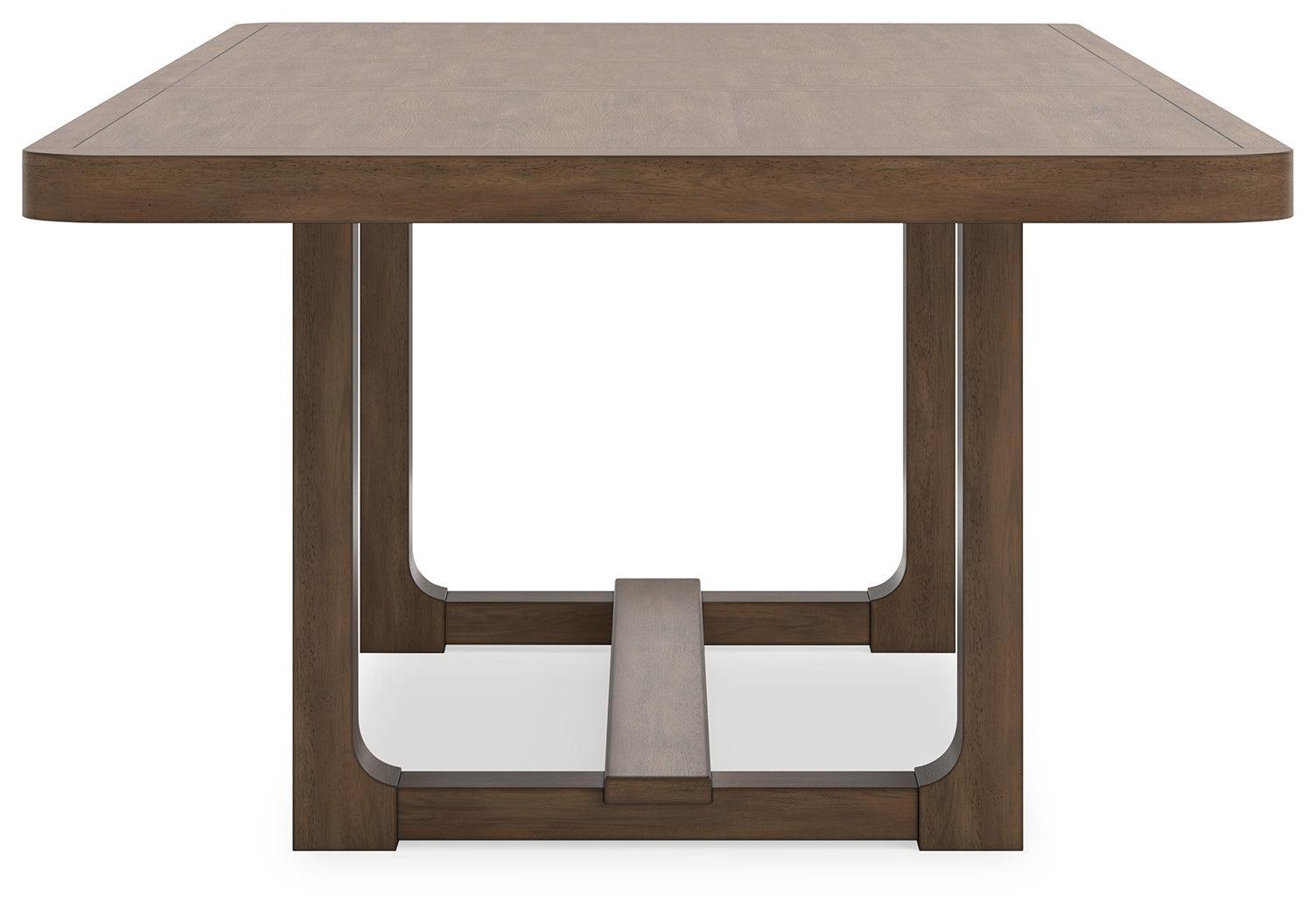 Cabalynn Light Brown Dining Extension Table - Ella Furniture
