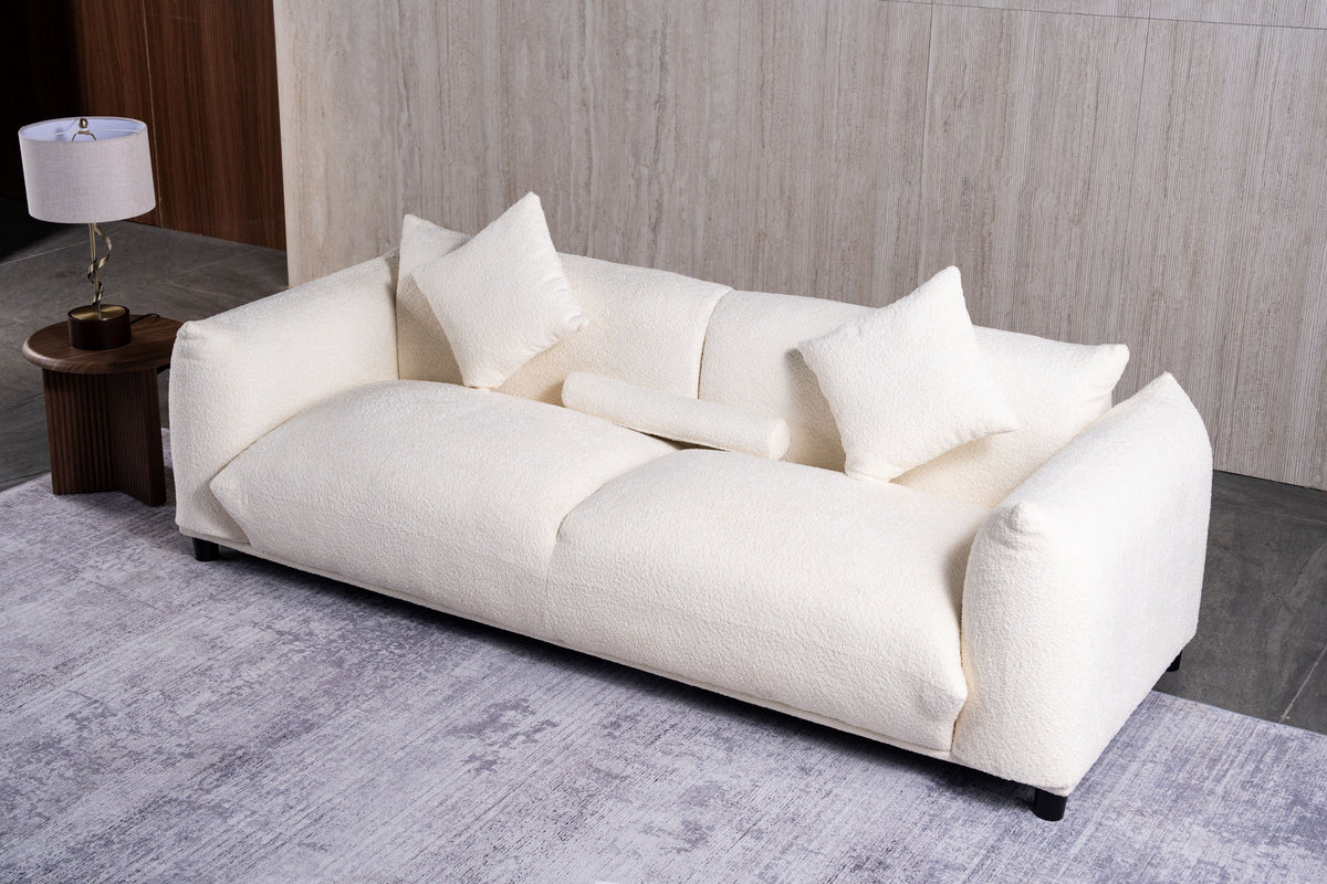Veronica Cream Boucle Sofa
