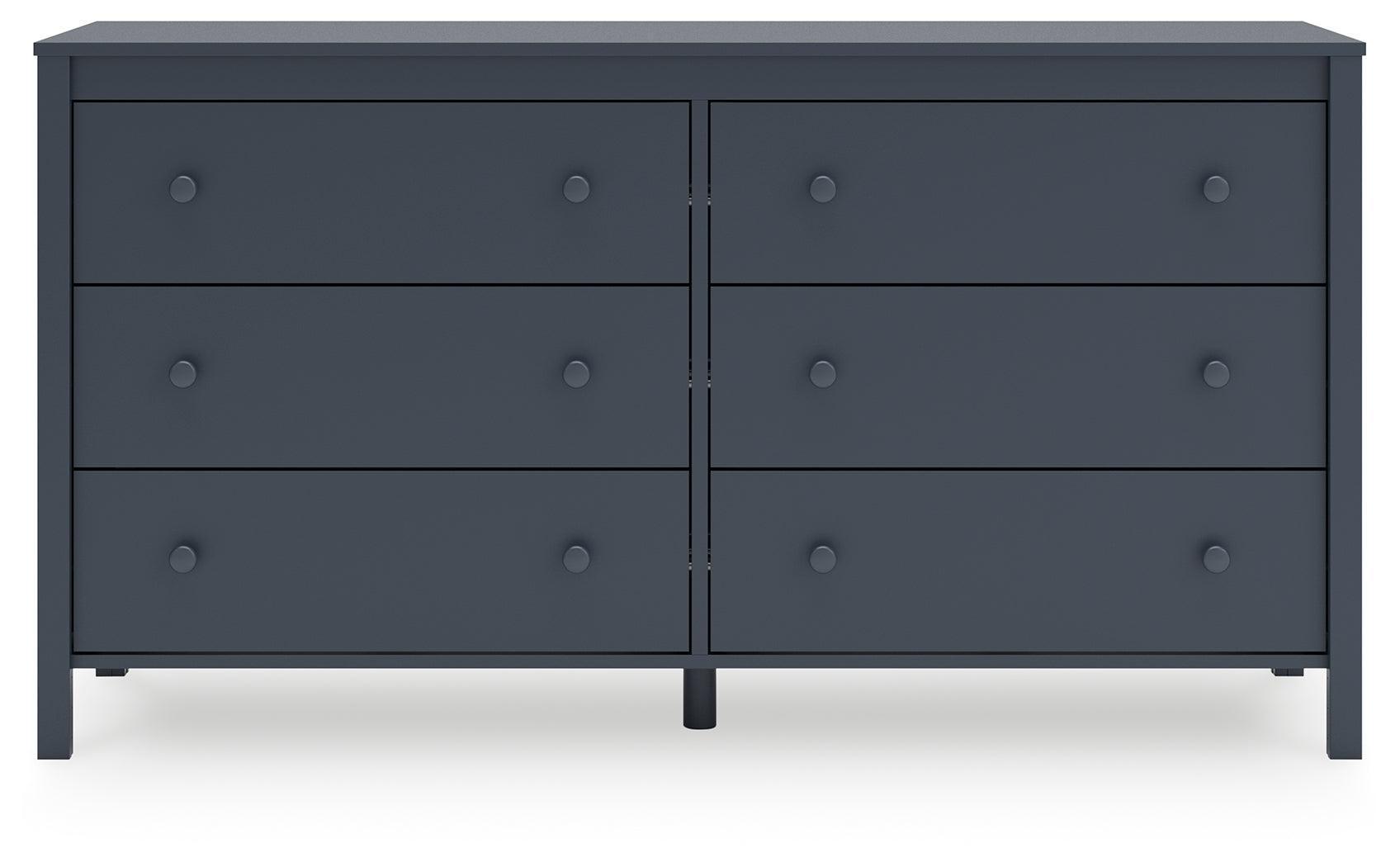 Simmenfort Navy Blue Dresser