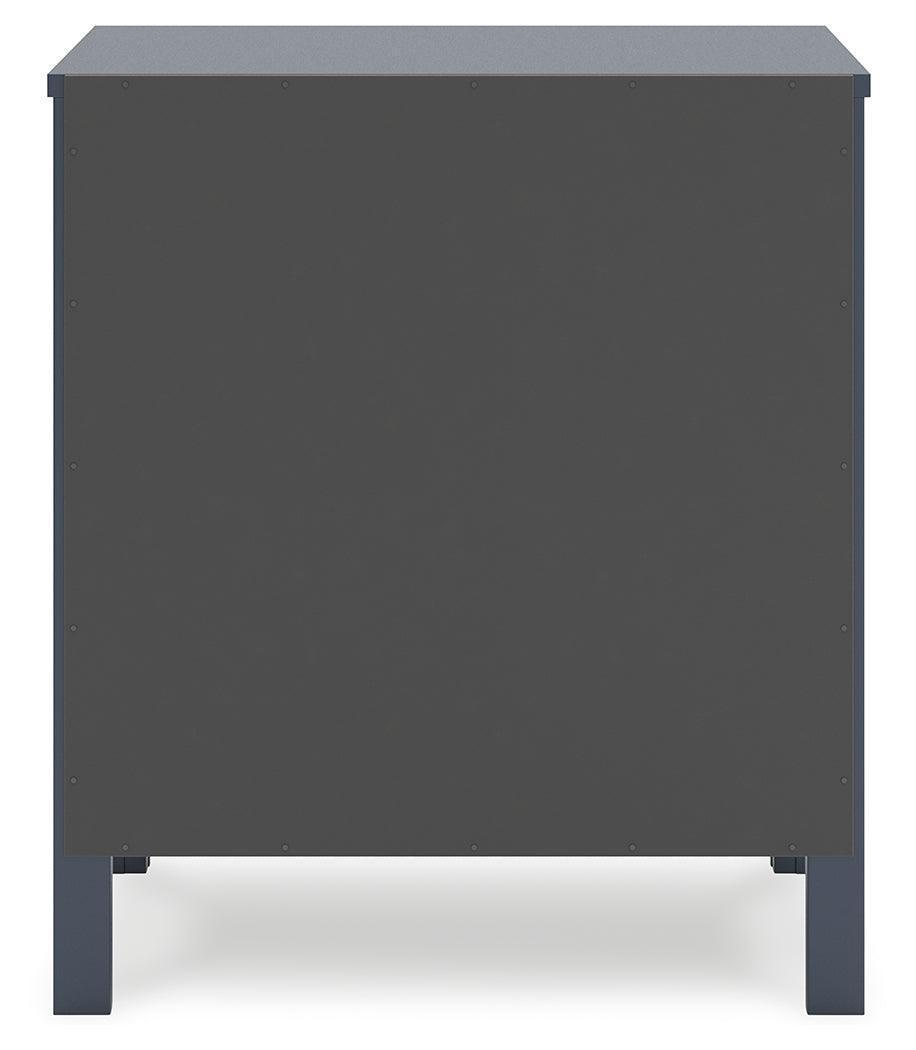 Simmenfort Navy Blue Nightstand