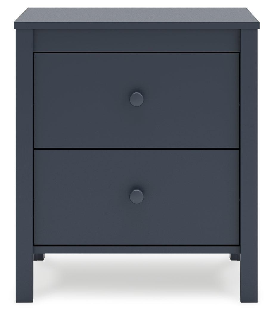 Simmenfort Navy Blue Nightstand