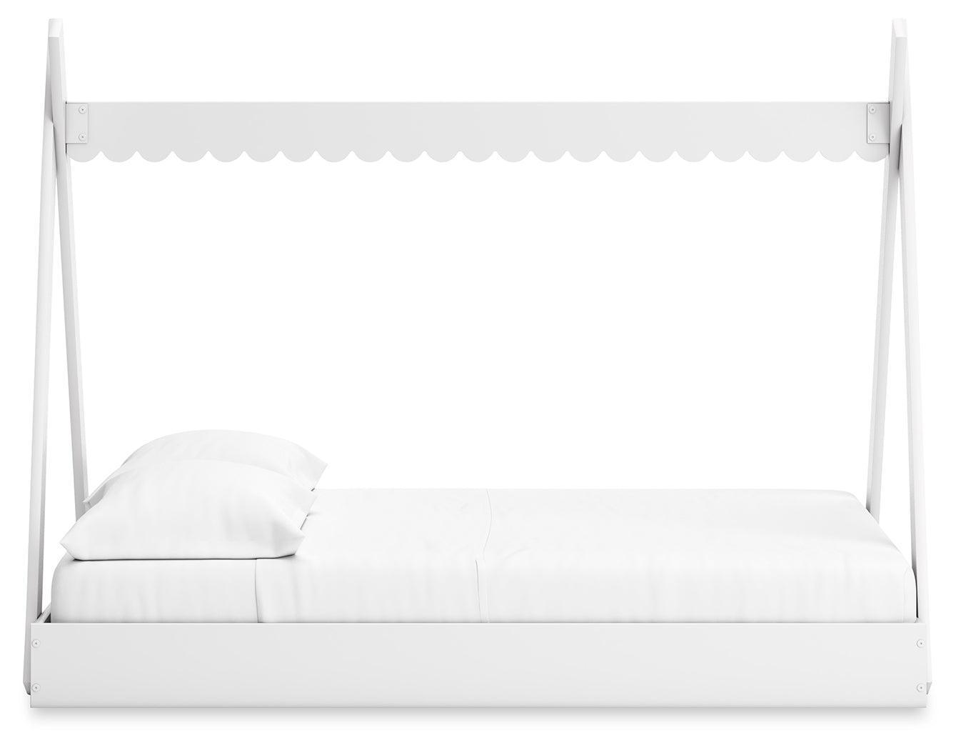 Hallityn White Full Tent Bed