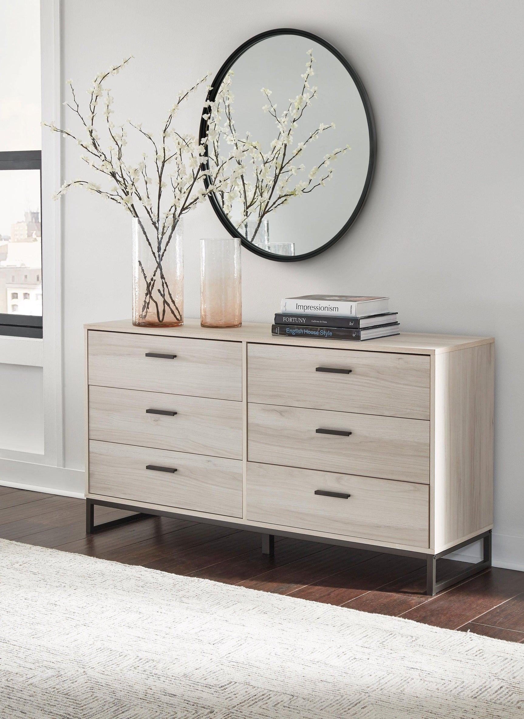 Socalle Light Natural Dresser - Ella Furniture