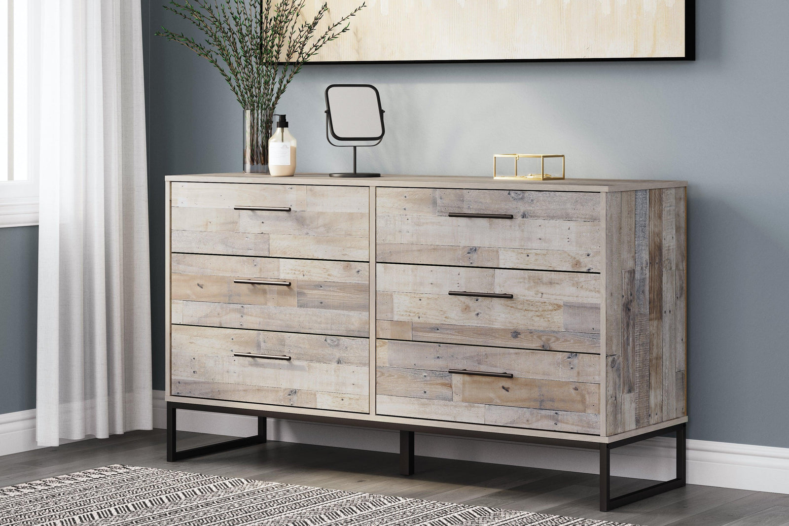 Neilsville Whitewash Dresser EB2320-231 - Ella Furniture